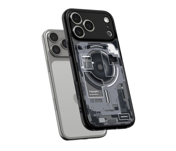 SPIGEN Ultra Hybrid Mag Magsafe do Iphone 17 Pro Zero One Black 8800283314854 - 1359936 - zdjęcie 4